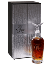  Buffalo Trace Double Eagle<br>Very Rare 20 Year... 750ML Housed in a handmade bottle with glass eagles perched both on the bottle stopper and submerged in whiskey inside the bottle the very literally named bottle is filled with 20 year old brown and retains its classic 90 proof. For those unfamiliar with Eagle Rare its made with Buffalo Traces 1 mashbill which contains less rye than your typical bourbon and results in a sweet and smooth drinking experience.<br>