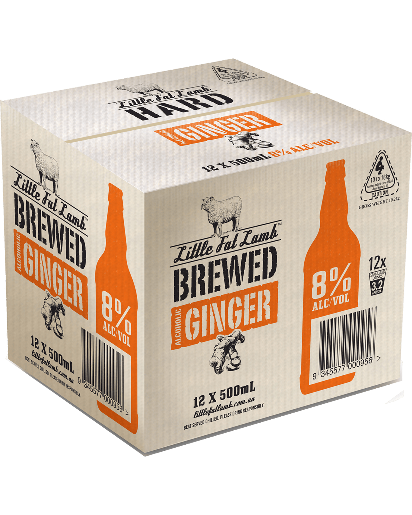 Buy Little Fat Lamb Brewed Ginger 500ml Online (Low Prices) from Dan Murphy