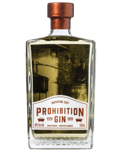  Prohibition Liquor Co.<br>Bathtub Cut Gin... 500ML A bold nose of vanilla, juniper-spice, fortified and defined by wormwood-driven herbaceous tones and surrounded with a floral veil. The up front palate is commanded by a confectionery juniper-come-aniseed flavour that stretches full, leaving a warm finish decorated with cinnamon and almond nuttiness. A rich experience, as gentle as a 69% spirit could possibly be. The ultimate cocktail gin, with rich flavour and punch.