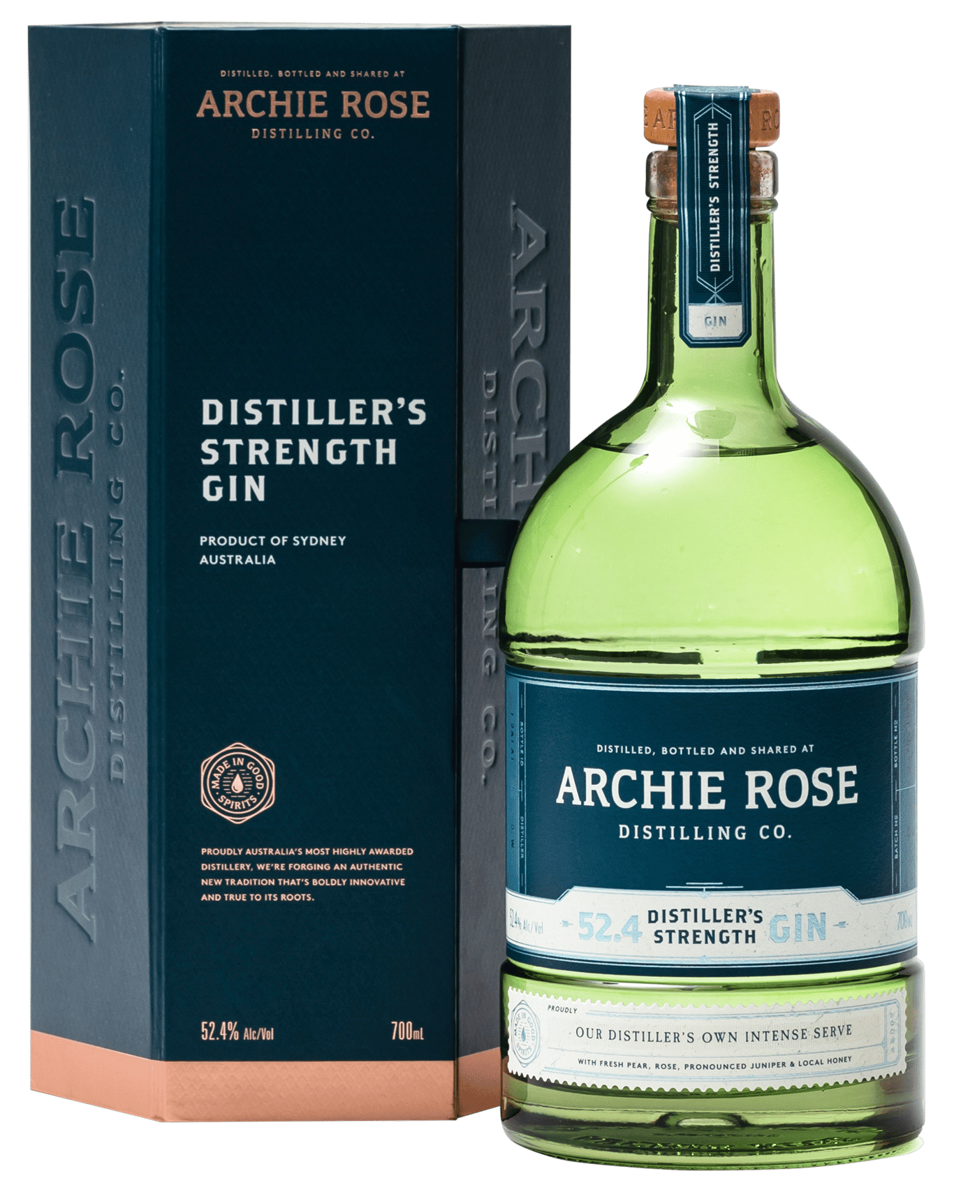 Buy Archie Rose Distiller's Strength Gin 700ml Online (Low Prices) from ...