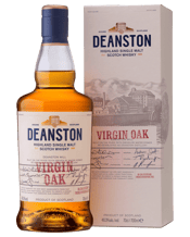  Deanston Virgin Oak Single<br>Malt Whisky 700ml  700mL Crafted by hand, this Deanston is first matured in ex-bourbon casks from a family run cooperage in Kentucky, creating its subtle but zesty character. The Golden Spirit is then finished in Virgin Oak casks, adding subtle spicy aromas. The result is a dram that warms the heart as well as the conversation. Deanston Virgin Oak sits between premium bourbons, and non-age statement Scotch whiskies. For the consumer, this means a link from bourbon to Scotch, in both price & flavour.