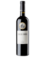  Emilio Moro Tempranillo<br>Spain  750ML Very intense cherry red colour. On the nose is opulent and very expressive, with a base of great quality ripe black fruit, with balsamic notes in the background. On the palate it has a good acidity, it's broad and rich with a long aftertaste.