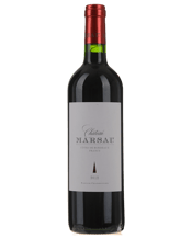  Chateau Marsau Cotes De<br>Bordeaux Francs... 750mL Owned by the proprietor of Chateau Lafleur (the Guinaudeau family), this blend of 93% Merlot and 7% Cabernet Franc was harvested between September 24 and October 12. It is a sexy, elegant, fruity effort with lots of raspberry and cherry notes, medium body and sweet tannin. Drink it over the next 5-6 years. - Rober Parker Jr.