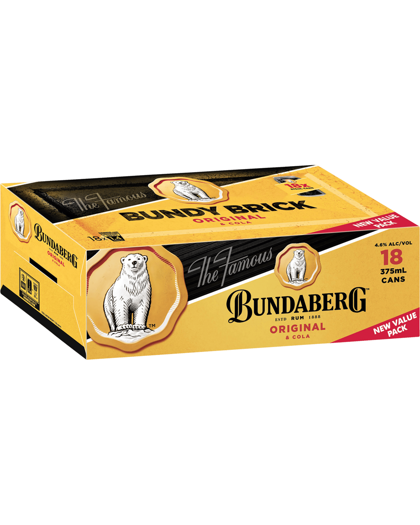 Buy Bundaberg Original Rum & Cola Cans 375ml Online (Lowest Price