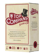  In Top Company Shiraz 2l  2L This In Top Company Shiraz is medium bodied with sweet berry flavours and hints of spice that has been expertly crafted to enjoy now in top company.