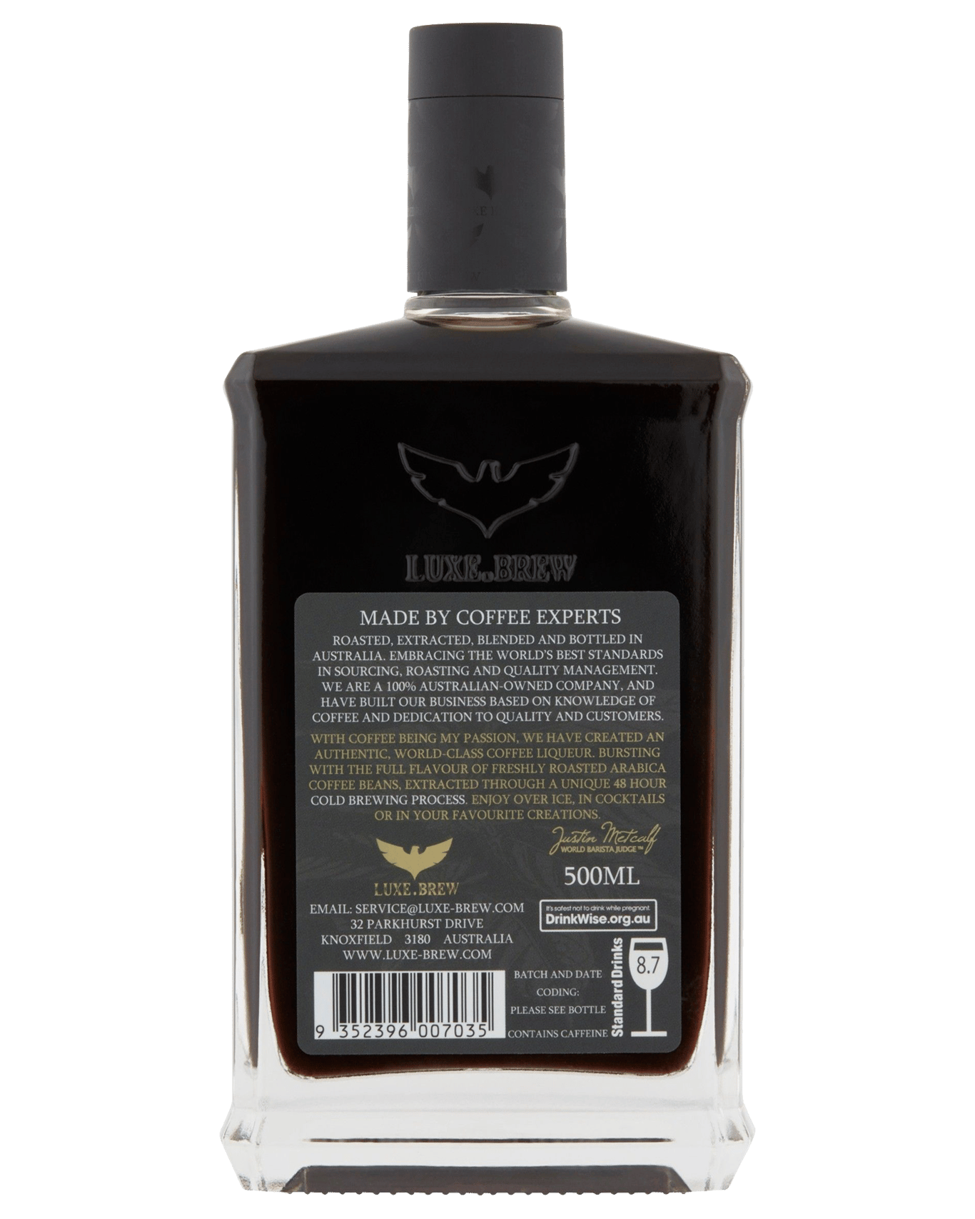 Buy Luxe Brew Cold Brewed Coffee Liqueur 500ml Online (Lowest Price