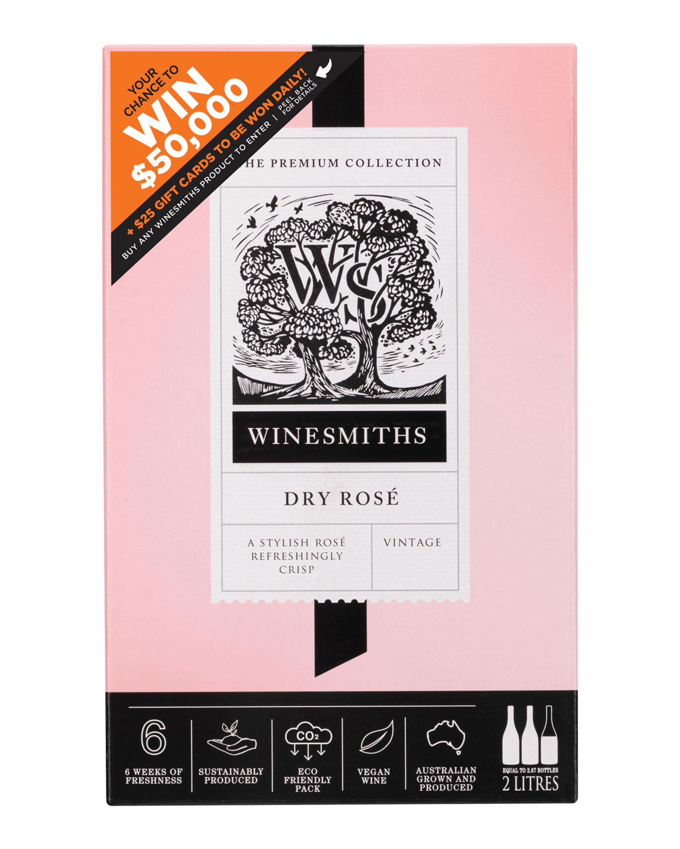 Buy Winesmiths Premium Dry Rosé Cask 2l Online (Lowest Price Guarantee