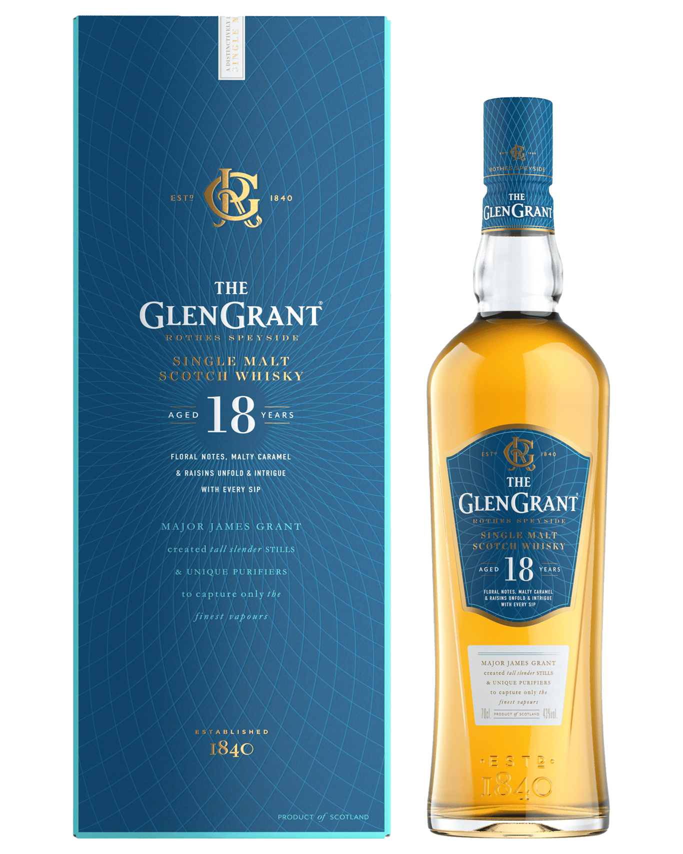 Buy The Glen Grant 18yo Rare Edition Single Malt Scotch Whisky 700ml