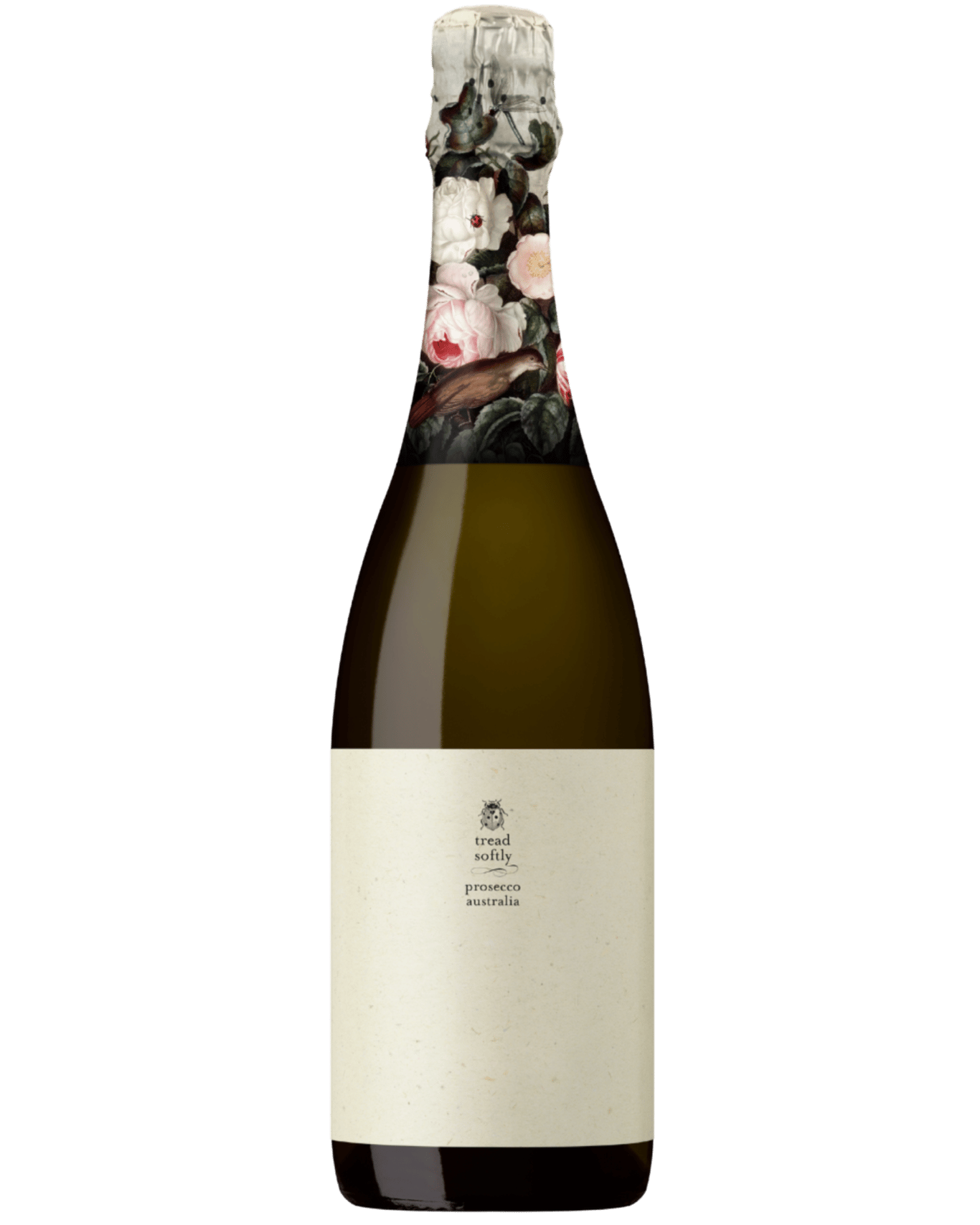 Tread Softly Prosecco has floral, citrus notes