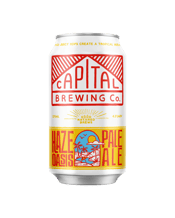 Capital Brewing Co. Haze<br>Oasis Hazy Pale... 375ML Stumble upon the Haze Oasis you've been seeking! Juicy hops create a tropical mirage, stranding your taste buds in a sunny, blissful haze.