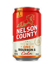  Nelson County Bourbon & Cola<br>3.5% Cans 375ml  375ML Representing fantastic value for money, Nelson County Bourbon and Cola is a favourite here at Dan Murphy's. Try it and be prepared to fall in love with the smooth vanilla bourbon taste<br />Produced by or on behalf of Pinnacle Drinks, part of Endeavour Group Limited.