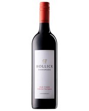  Hollick Old Vine Coonawarra<br>Cabernet Sauvignon... 750ML Vibrant scarlet in colour.  Aromas of cassis and stewed plum with spice and chocolate.  Rich cassis flavours and berry fruit aromas dominate the wine. Subtle tannins provide balance whilst the lingering dark chocolate adds an elegant finish.