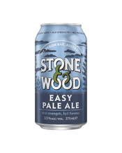  Stone & Wood Easy Pale Ale<br>Cans 375ml  375ML Easy Pale is a well-balanced and full-flavoured Pale Ale made from all-Australian hops and pale malts. Brimming with tropical notes of mango, guava and mandarin, this refreshing pale ale is perfect for the days when you want to take it easy.