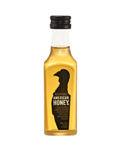  Wild Turkey American Honey<br>50ml  50ML A sweeter side of Kentucky Bourbon, the exceptionally smooth American Honey combines deep-rooted tradition with a decidedly modern twist. Described as a “sweet kick,” the first recipe dates back to the 1970s and originated at the Wild Turkey distillery. Crafted by Jimmy Russell, who always believed in American straight whiskey’s ability to play well with a variety of deep, sweet, bold flavors that mirrored its own.