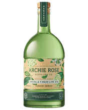  Archie Rose Emerald Finger<br>Lime Gin 700ml  700ML Emerald Finger Lime Harvest Gin is the latest release from the Harvest series, shining a spotlight on native Emerald Green Finger Limes by producers Mark and Vickie of Marvick Native Farms. Grown in the coastal air of Western Australia and individually picked by hand. Emerald Green Finger Limes are native to Australia and renowned for their iconically vibrant pearls and citrus flavour. This rare and beautiful native citrus creates a gin with heady aromas of makrut lime zest, yuzu and powerful pe