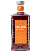  Hoxton Spirits London Spritz<br>Amaro 700ml  700ML A game changer in the world of Spritz. The Hoxton London Spritz is a twist on the traditional Italian Aperitivo, reflecting founder Gerry Calabrese Italian heritage whilst embodying the edgy, cosmopolitan spirit of East London.