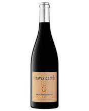  Travis Earth Wines Back Bone<br>Shiraz  750ML Aromas of rose petals, cassis and liquorice rise from the glass. On the palate, spiced berries and dusty chocolate tannins glide effortlessly, carried by a stream of fresh, clean, lingering acidity.