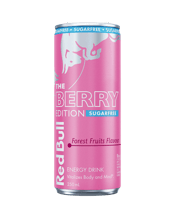  Red Bull The Berry Edition<br>Sugar Free Cans... 250ML Red Bull Energy Drink, The Berry Edition Sugar Free 250ml<br /><br />RED BULL GIVES YOU WINGS<br /><br />Inspired by functional drinks from the Far East, Dietrich Mateschitz founded Red Bull in the mid-1980s. He developed a new product and a unique marketing concept and launched Red Bull Energy Drink on April 1, 1987 in Austria. A brand new product category - Energy Drinks - was born.<br /><br />WHEN TO DRINK<br /><br />Appreciated worldwide by top athletes, students, busy professionals and trav