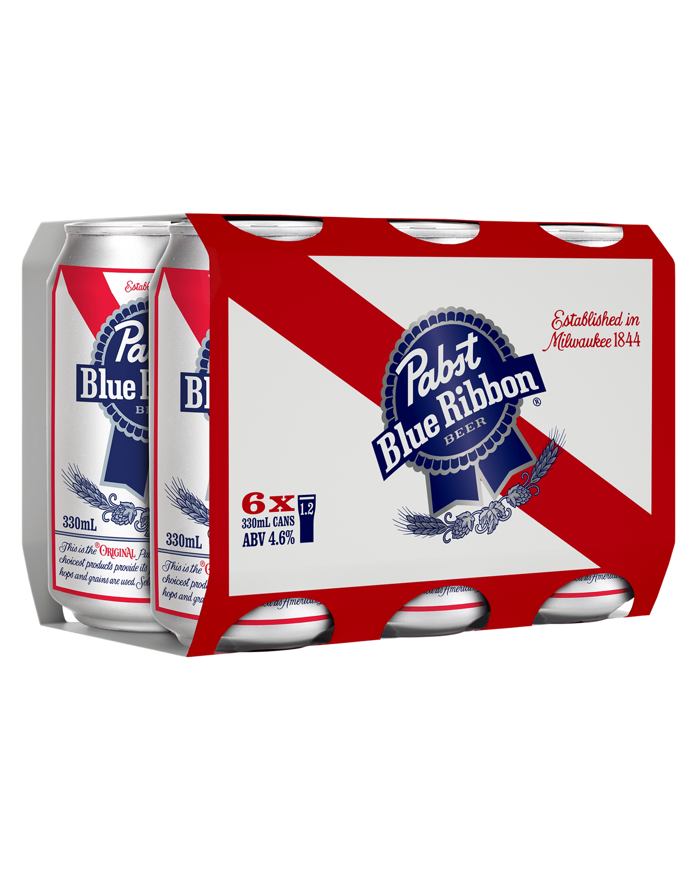 Buy Pabst Blue Ribbon Blue Ribbon Lager 330ml Online (Lowest Price 