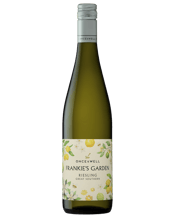  Once & Well Frankies Garden<br>Riesling  750ML Take a stroll through Frankie’s Garden… Our Once and Well winemaker, Freya Hohnen, is often nicknamed ‘Frankie’ – and this collection explores the relationship between nature and wines grown be her hand. This Riesling offers aromas of lemon and lime, with mineral and citrus zest on the palate.