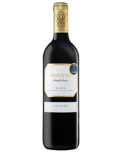 Marqués De Riscal Arienzo<br>Rioja Crianza 750ML This new release from renowned Rioja producer Marques de Riscal marks a stylistic evolution in the estates signature style. An atypical crianza from the heart of the Rioja Alavesa region, this Tempranillo expresses all its fruitiness and youthfulness, with a moderate presence of wood that provides good balance and persistence. A fresh, fruity wine with a flavour profile reminiscent of red fruits subtly accompanied by aromas of wood, coconut and vanilla. Full on the palate, persistent and with ch