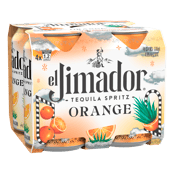  El Jimador Tequila Spritz<br>Orange Can 330ml  330ML New Ready-to-drink offering from el Jimador Tequila. The Orange Tequila Spritz offers an easy to drink, low spirit taste drink which is bursting with citrus flavour.