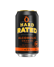 Hard Rated Orange Cans 375ml<br> 375ML Delivering the authentic Hard Rated flavour punch you know and trust, Hard Rated Alcoholic Orange delivers a juicy and refreshing orange taste with no artificial colours or flavours.