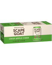 Scape Goat Crisp Apple Cider<br>Cans 10x330ml 330ML Scape Goat Apple Cider has been crafted to be perfectly balanced and not too sweet. Juicy red delicious apple flavours offer a medium sweetness balanced with crisp acidity and lively carbonation to finish.