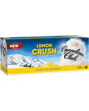  Canadian Club Lemon Crush<br>Whisky 4.8% 10... 3750ML A zesty and delightful lemon flavour expression of CC RTD. With an ABV of 4.8% this refreshing beverage offers the perfect balance of citrus brightness and smooth taste of Canadian Club