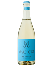  Sidewood The Mad Cat Nv<br>Bubbles  750ML It’s time to be enchanted with the Mad Cat’s allure. Like its namesake feline, this sparkling blend of Adelaide Hills Pinot Noir and Chardonnay is curious, clever, and a little bit wild. Playful yet poised, this fanciful fizz tiptoes between nutty intrigue and mouthwatering mischief that beckons you: stay a little longer… or perhaps, forever. Fun? Frivolous? Utterly mad? Of course. But as they say, we’re all mad here. Go on. Drink me!