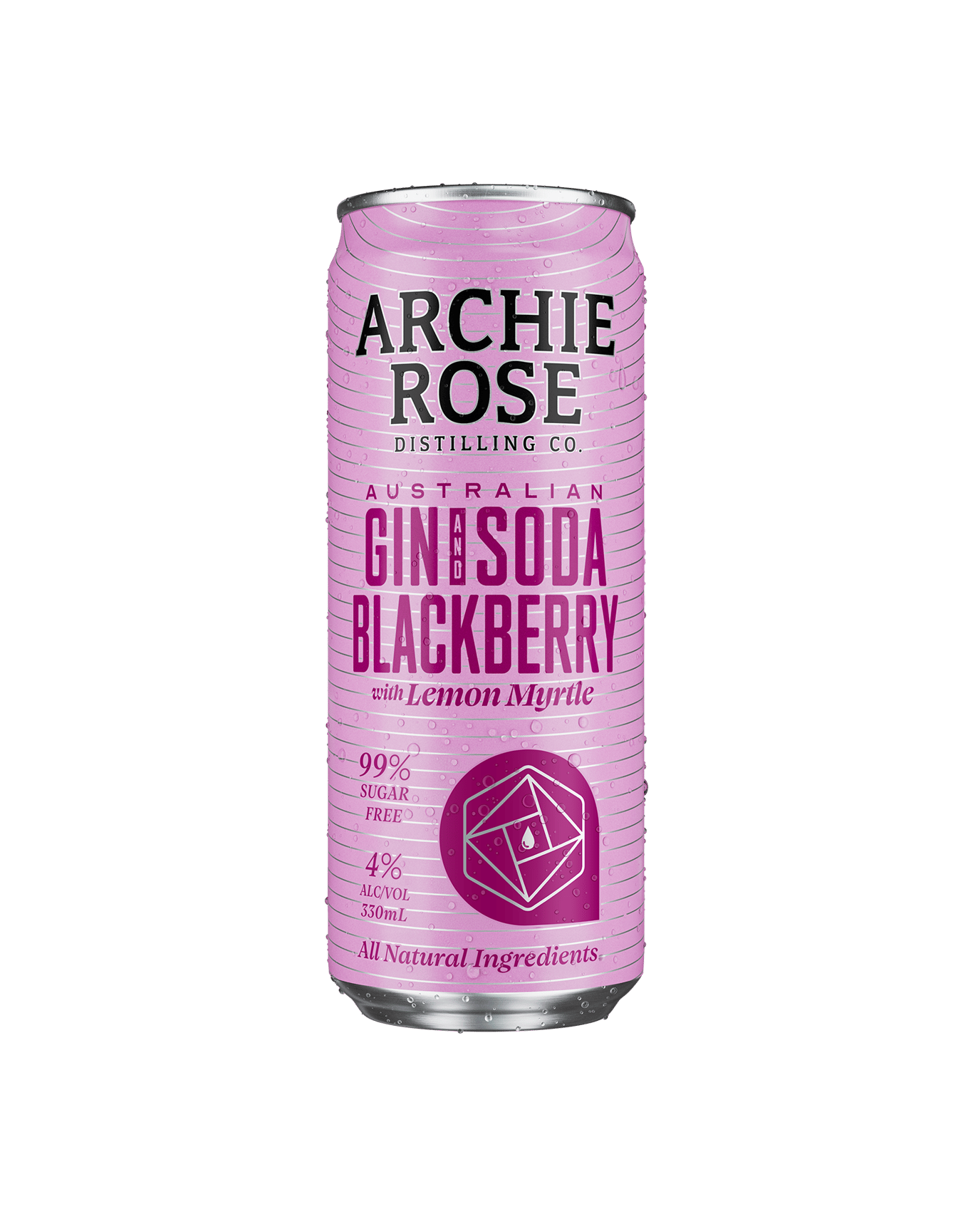 Archie Rose Australian Gin & Blackberry Soda is a fresh premix
