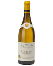  Joseph Drouhin Montagny<br>Premier Cru 2023  750ML Founded in 1880, Maison Joseph Drouhin is one of Burgundy’s most prestigious family-owned houses. Now led by the fourth generation, the estate is defined by a signature style of effortless elegance. Their 100-hectare domain is farmed entirely using organic and biodynamic practices, spanning the region's most iconic Grand Cru and Premier Cru plots. From the legendary Montrachet Marquis de Laguiche to their accessible regional classics, Drouhin wines are celebrated for their purity, finesse, and t