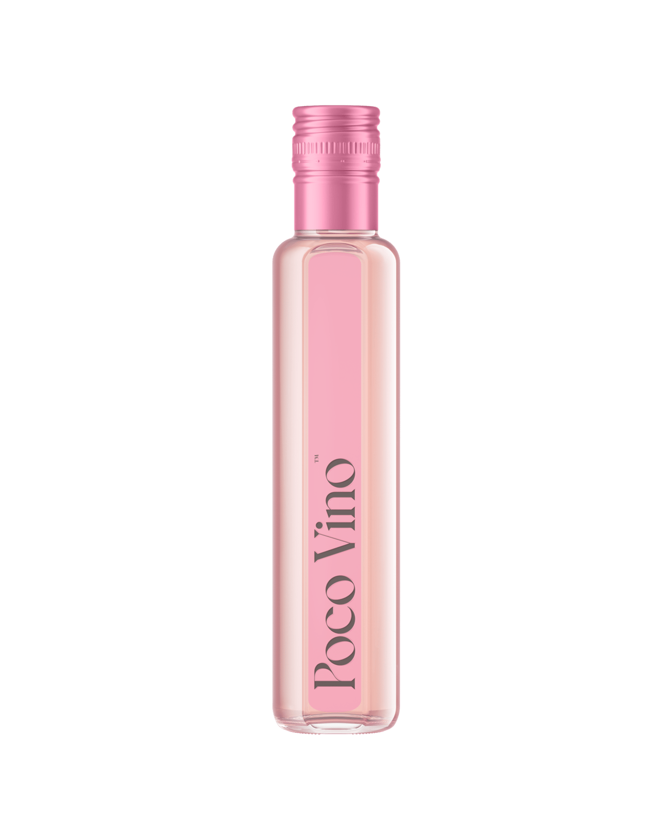 A bottle of Poco Vino Rosé