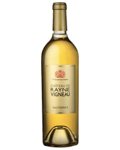 Château De Rayne-vigneau<br>Sauternes 2022 750ML Rayne Vigneau’s vineyard overlooks Sauternes near the village of Bommes and forms the third highest point in the area after Yquem. Founded by Gabriel de Vigneau in the early 17th century. Madame de Rayne, née Catherine de Pontac, bought the Domaine du Vigneau in 1834. Under her ownership, the estate reached the envied rank of premier Grand Cru Classé of Sauternes in the famous 1855 classification. Today, Château de Rayne Vigneau is a true benchmark for the Sauternes appellation. Its intensely fr