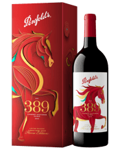  Penfolds Bin 389 Cabernet<br>Shiraz Lunar New... 1.5L Celebrate an auspicious new year with Bin 389, a benchmark Penfolds wine. The Year of the Horse signifies a new beginning driven by curiosity and renewed possibilities. A timeless gift to treasure for years to come. <br />Encased in this limited-release gift box is a magnum Bin 389 from the 2023 vintage. An artful balance of Cabernet Sauvignon and Shiraz, leaving a lasting impression of both power and elegance. Explore red fruits, vanilla and exotic spice.