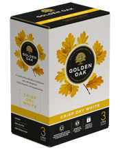  Golden Oak Crisp Dry White<br>Cask 3l  3L A delicate wine with dry, crisp fruit, supported by delicate acid. Perfect for parties, catering and cooking. Once opened it will last for months.