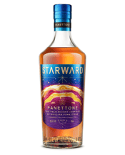  Starward Panettone Whisky<br>700ml  700ML Whether you’re looking to surprise a whisky connoisseur or delight a whisky-curious friend, Starward Panettone Whisky is the ultimate seasonal gift for anyone who appreciates a memorable pour. This limited-release panettone inspired whisky boasts notes of sticky raisins, almonds, pineapple and oak finely balanced in a wheat and single malt whisky. Aged in our signature red wine barrels and finished for two years in Australian tawny barrels, Panettone Whisky offers a rich, full-bodied experience