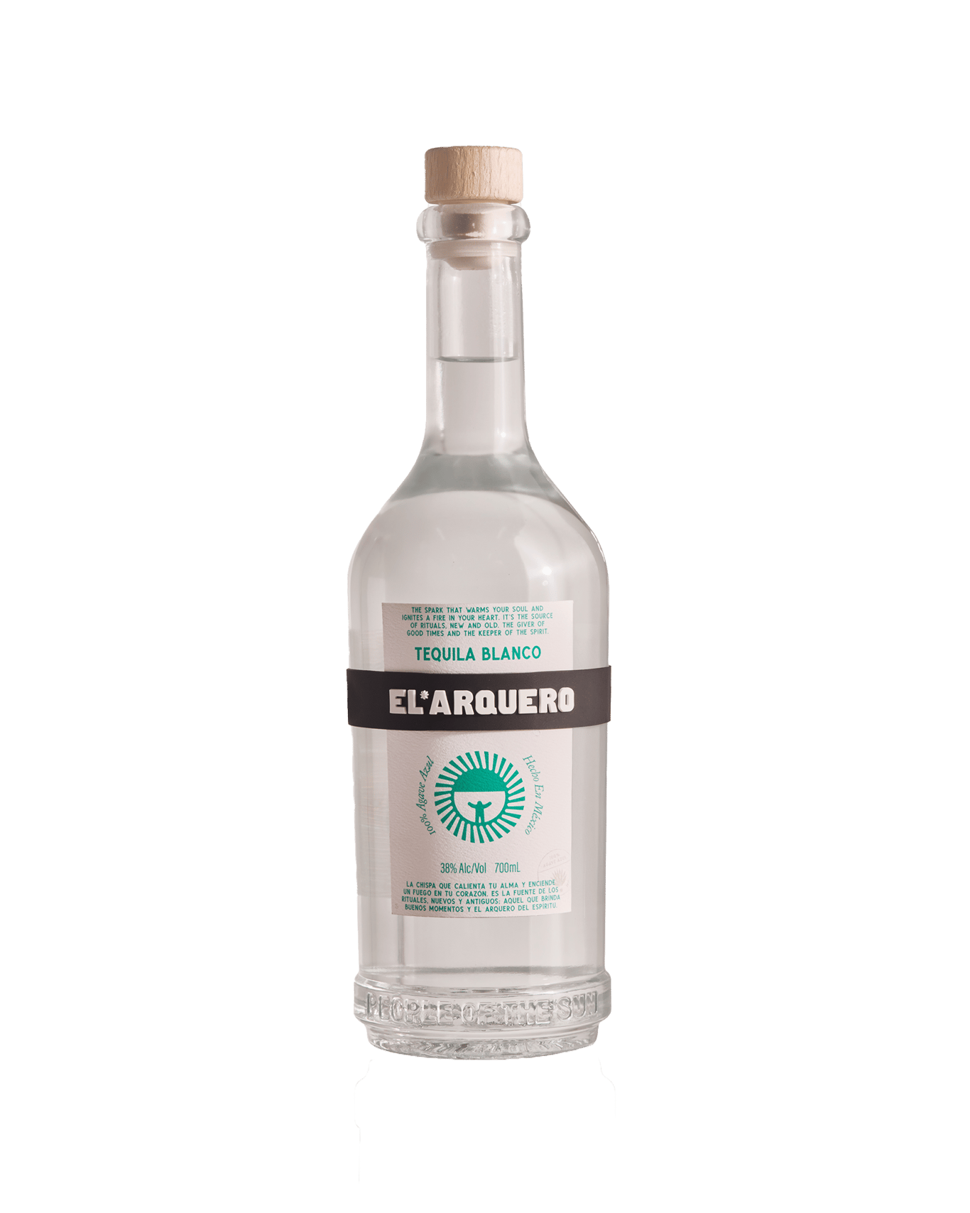El'Arquero Blanco Tequila is made from 100% Blue Weber agave