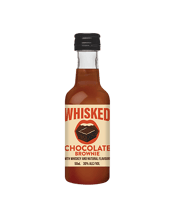  Whisked Chocolate Brownie<br>Whiskey Liqueur... 50ML Whisked is a delicious chocolate brownie flavored whiskey. To the nose, it’s a warm chocolate brownie fresh out of the oven. To taste, rich cocoa and smooth vanilla swirl with a hint of caramel sweetness. Perfect to sip over ice, in a dessert with friends or on your own- no one is judging! But be warned- it is more-ish!
