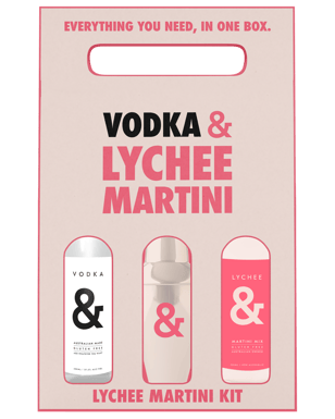 Vodka & Lychee Martini Gift Pack