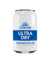  Steersman Ultra Dry 30 Block<br>Cans 330ml  330ML Steersman Ultra Dry is a refreshing crisp, full strength, lower carbohydrate, lower gluten Australian lager. It is skilfully brewed using premium ingredients to provide a well-balanced, dry finish. Produced by or on behalf of Pinnacle Drinks, part of Endeavour Group Limited.