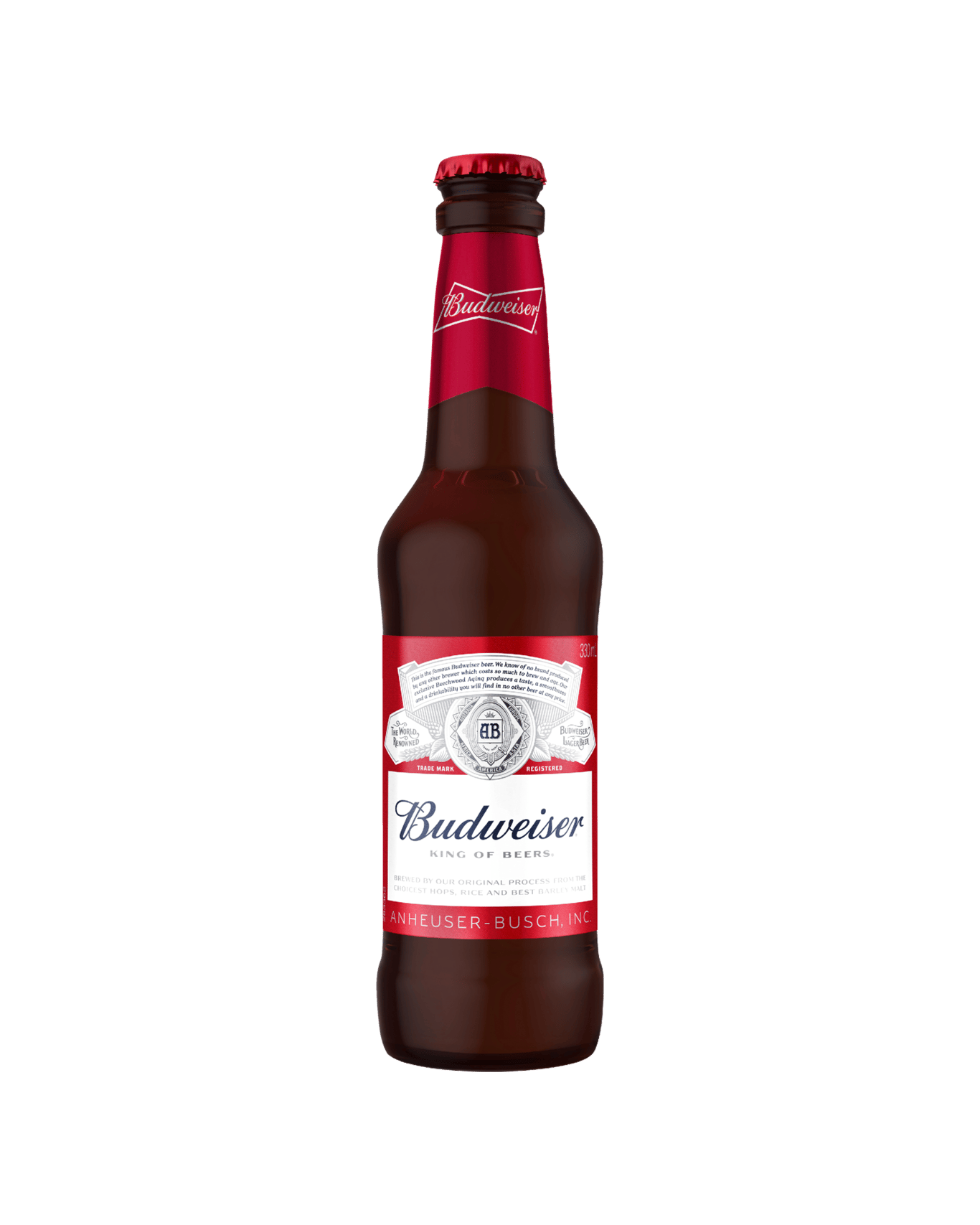 A bottle of Budweiser is a great pick for an NFL watch party