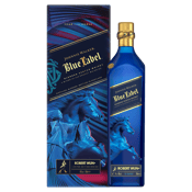 Johnnie Walker Blue Label<br>Blended Scotch... 700ML Johnnie Walker Blue Label Lunar New Year Limited Edition, designed by acclaimed fashion talent Robert Wun, is a true collector’s piece. This bold design pays tribute to the Year of the Horse, capturing its powerful spirit of progress, endurance, and elegance. Inside the bottle lies Johnnie Walker Blue Label, a whisky renowned worldwide for its rare depth and smooth, smoky character.<br />On the nose, it greets with spice, vanilla, and honey layered with dried fruits and a whisper of smoke. The p