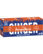 James Squire Ginger Beer 10<br>Pack Cans 330ml 330ML A ginger zing that teases with a tickle in the throat, and quenches a flaming thirst. A light, refreshing option best enjoyed over ice with lime.