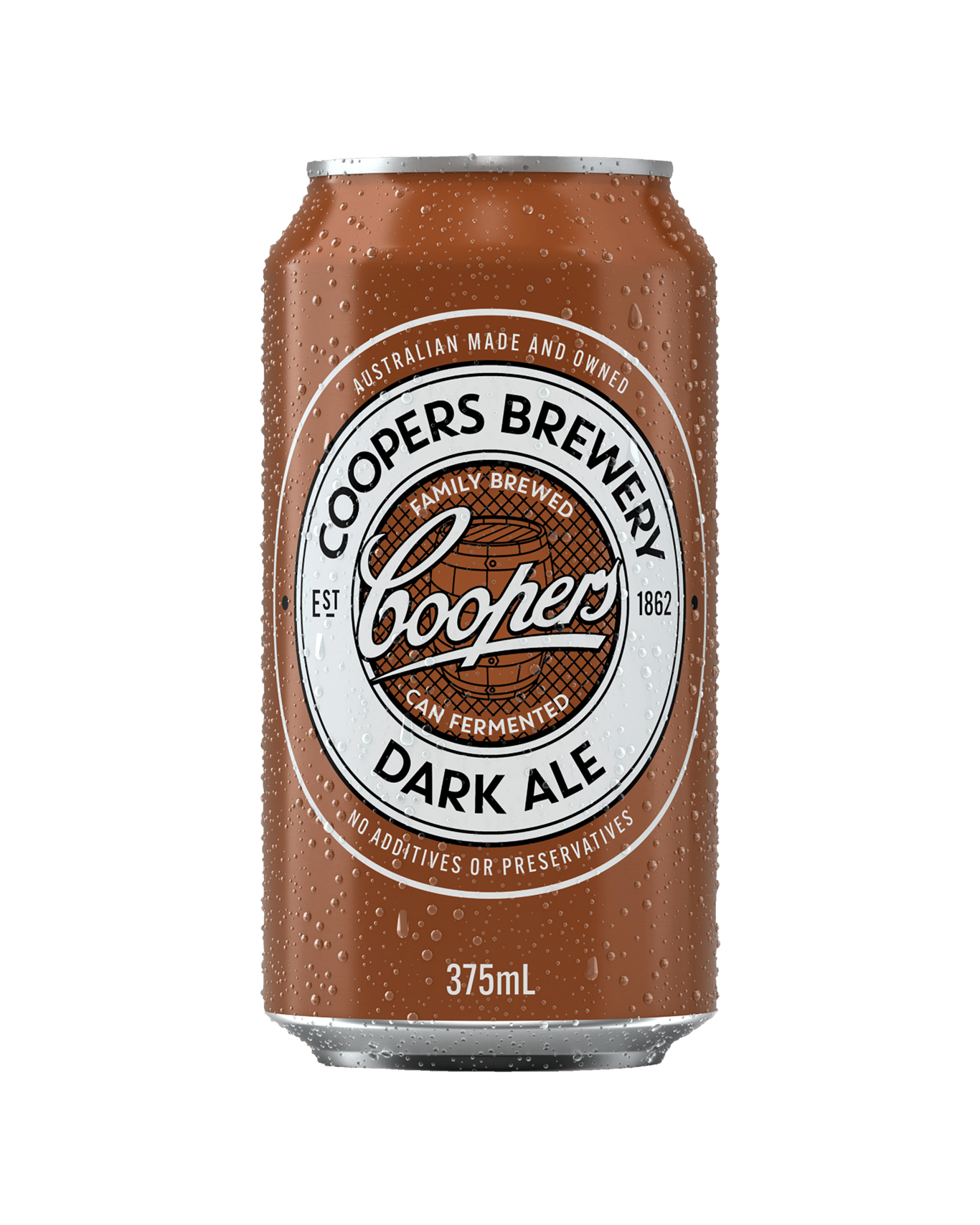 A can of Coopers Dark Ale