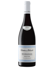  Chartron Et Trébuchet<br>Bourgogne Rouge  750ML Founded in 1984 in the village of Puligny-Montrachet on the Côte de Beaune, Chartron & Trébuchet quickly earned a reputation for excellence. The maison was born from a partnership between Jean-René Chartron, an established estate owner, and Louis Trébuchet, a wine merchant. Together, they set out with a singular mission: to produce wines that capture the pure essence of the Burgundy terroir. This Pinot Noir opens with bright aromas of wild strawberry and sour cherry, underpinned by a delicate fl