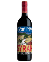 Côté Mas Syrah 750ML There's a lot going on with this Cote Mas Rouge Intense. A combination of grapes including Grenache, Carignan, Merlot and Syrah combine for a premium red blend that'll win over even the most discerning of wine drinkers.