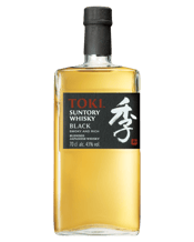  Toki Black 700ml  700ML Toki Black is a whisky that beats to the rhythm of the city streets. The addition of Hakushu Peated Whisky and Hakushu Grain Whisky reimagines our award-winning Toki Whisky, imparting a gentle yet lingering smokiness and richness that evokes the atmosphere of vinyl listening bars. Perfect served in a sophisticated twist on a classic cocktail