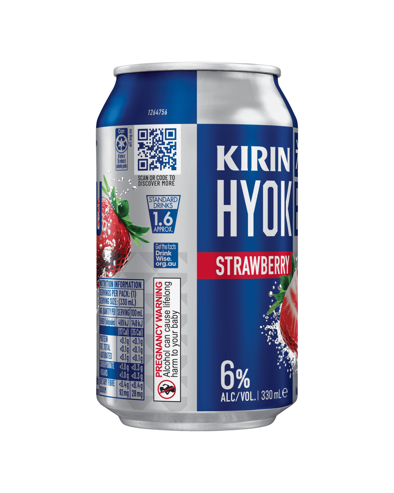 Buy Kirin Hyoketsu Strawberry Can 330ml Online @Lowest Price