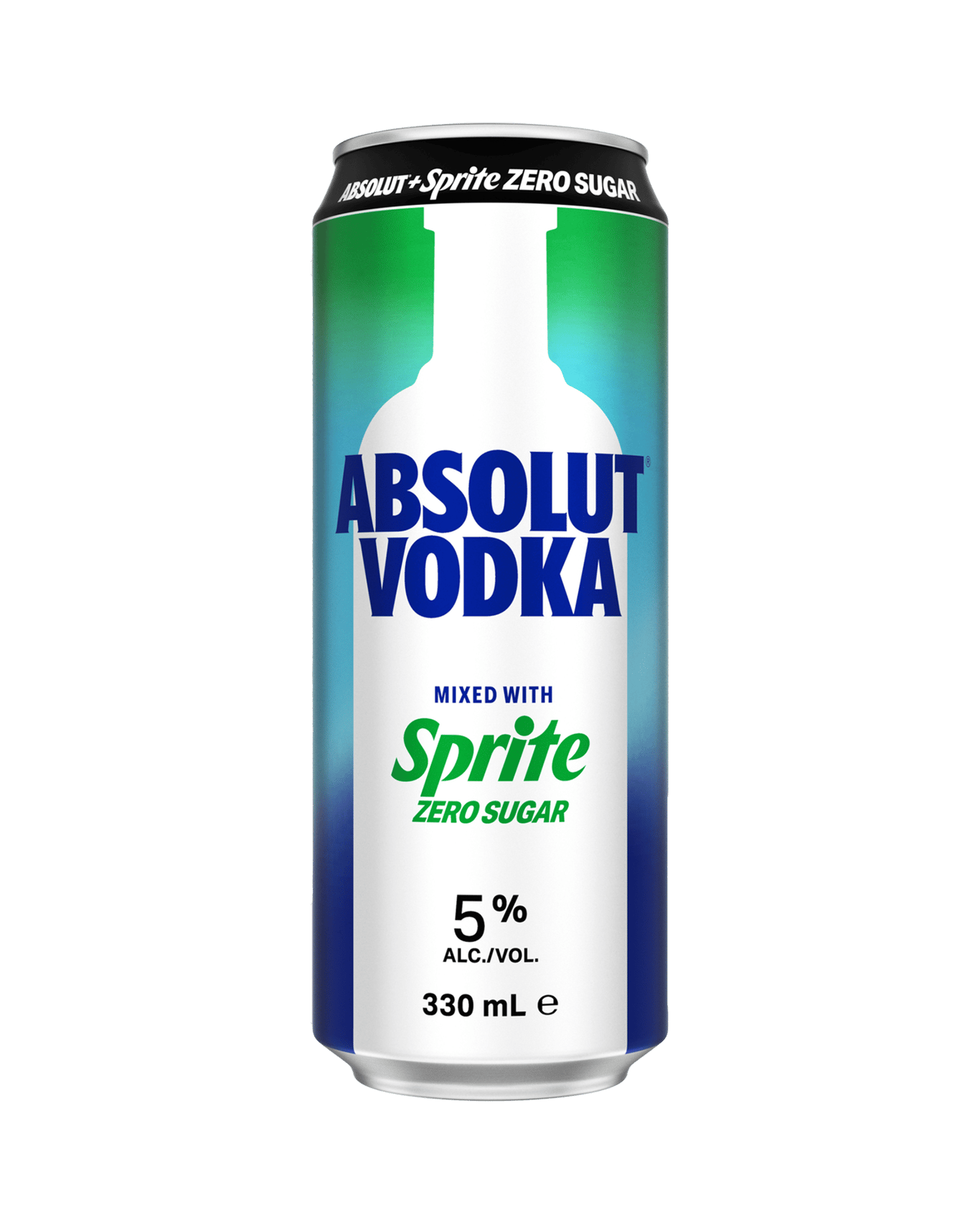A can of Absolut Sprite Mixed with Sprite Zero Sugar